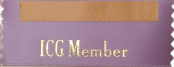 ICG Member badge ribbon